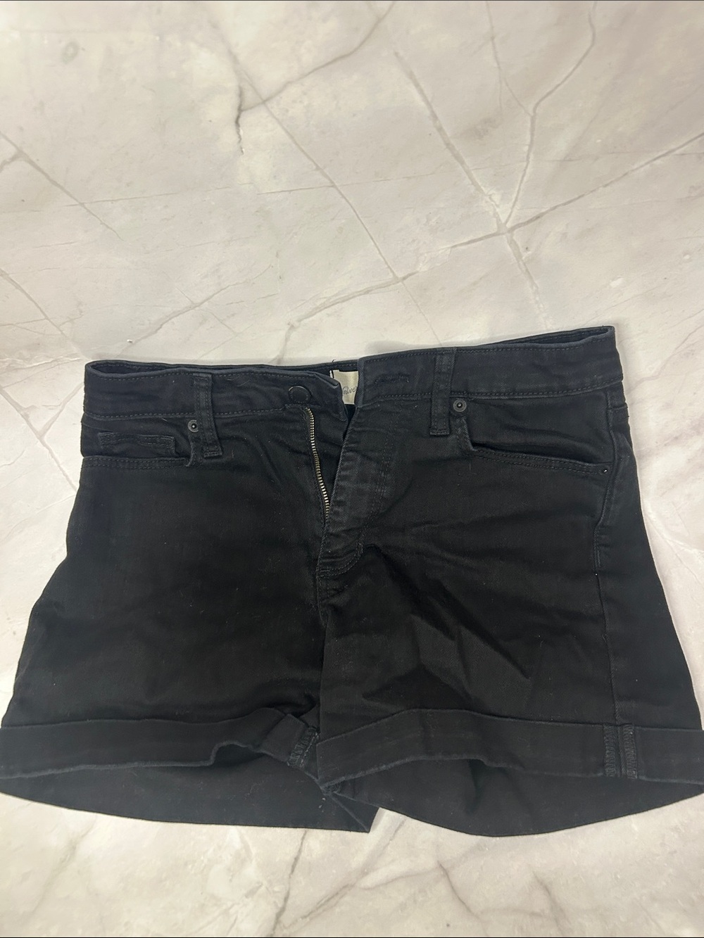 Universal Thread Black High-Rise Denim Jean Shorts